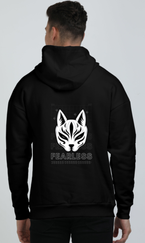 Oversized Hooded Sweatshirt Fearless