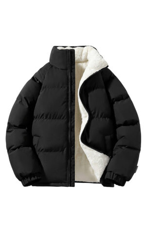 Thickened Plus Size Stand-up Collar Downcotton-padded Jacket Men's Coat