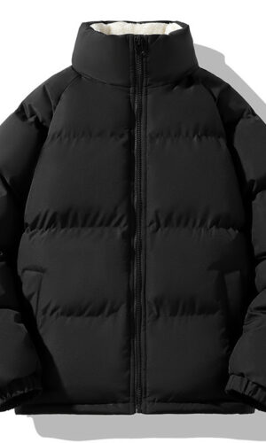 Thickened Plus Size Stand-up Collar Downcotton-padded Jacket Men's Coat