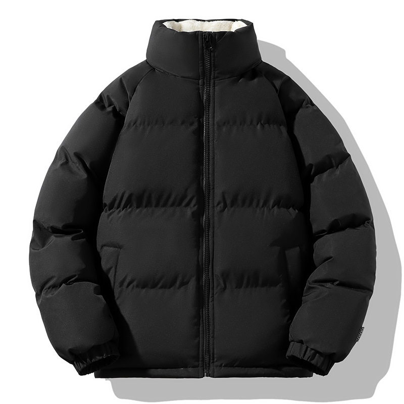 Thickened Plus Size Stand-up Collar Downcotton-padded Jacket Men's Coat - Image 2