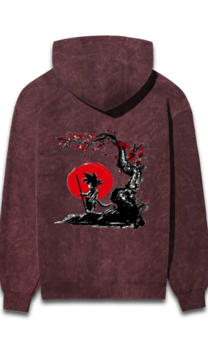 Premium Acid Wash Hooded Sweatshirt