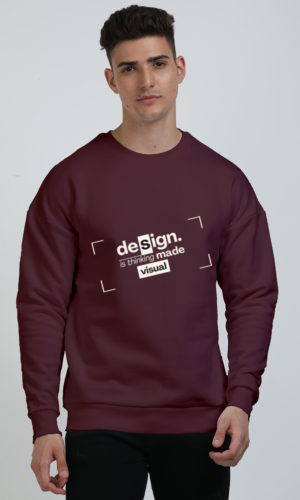 Typography Oversized Sweatshirt