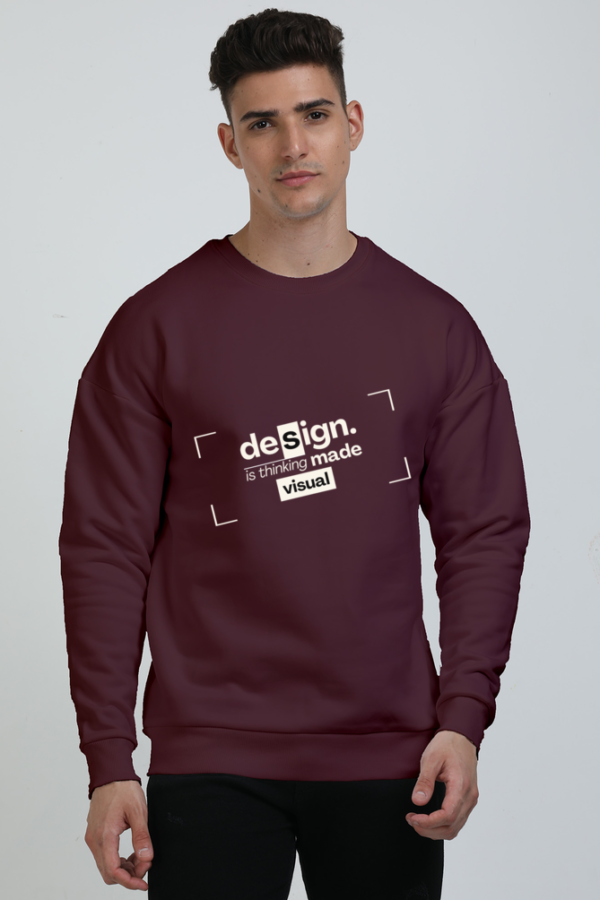 Typography Oversized Sweatshirt